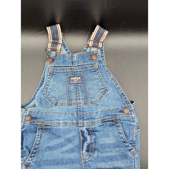 Lot of 3 OshKosh B'gosh Overall Pants 12M 18M 24M Pinstripe Engineer Carpenter - Picture 12 of 16
